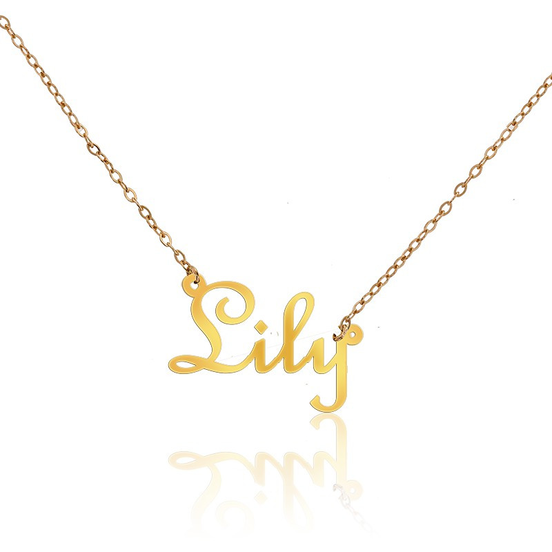 Collier prénom Lily en Or jaune 18 carats - Ocarat