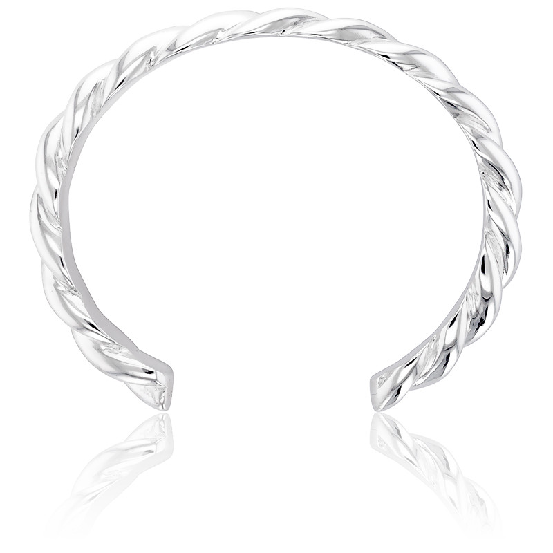 Bracelet Jonc Semi Torsade Argent Artemis Ocarat