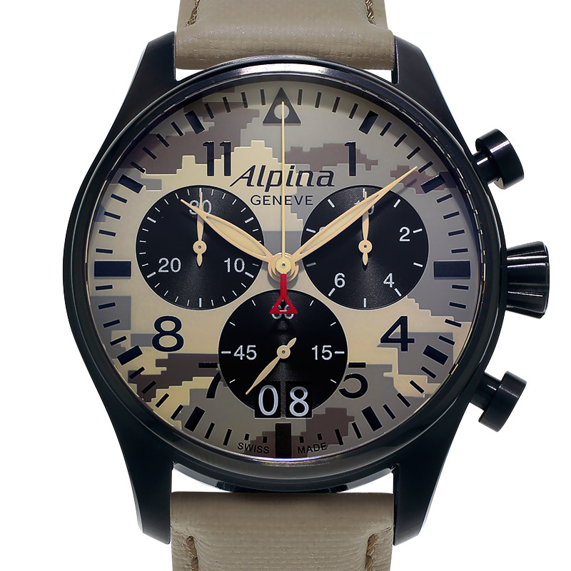 PROMO Montre Startimer Pilot Chronograph Camouflage AL-372MLY4FBS6 - Alpina OCARAT.COM BIJOUTERIE N°1