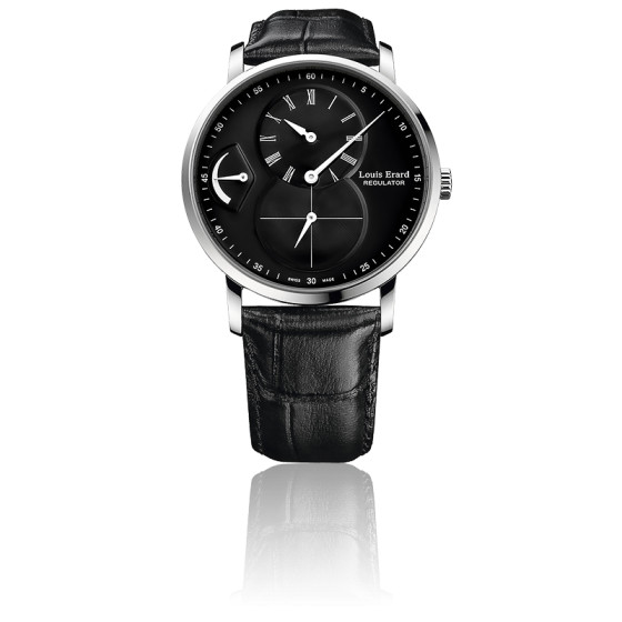 Montre type regulator ou petite seconde décentrée Excellence-regulateur-54230aa02-louis-erard