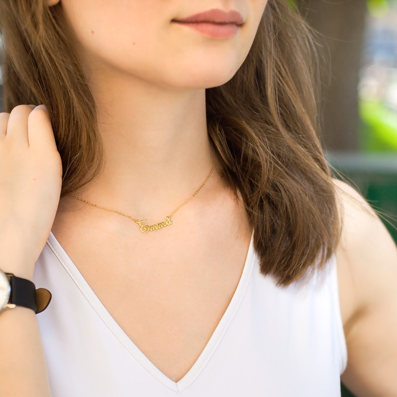 Collier prénom Emma en Or jaune 18 carats - Ocarat