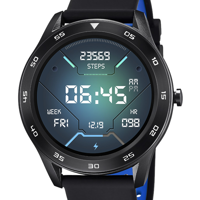 Montre Connectée Lotus SmarTime 50013/3 Pour Homme | Bracelets Silicone Noir/bleu Et Noir/jaune | Étanche IP68