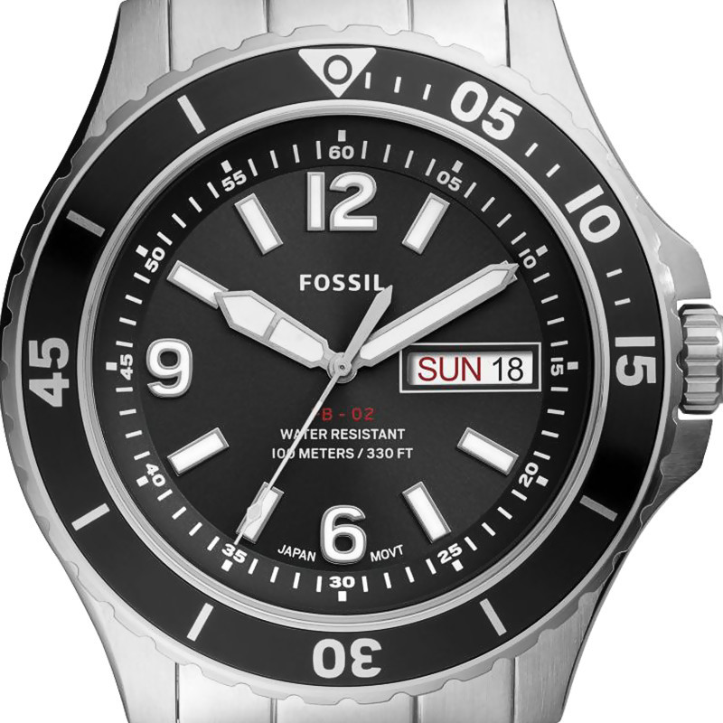 Montre Fb 02 Acier Inoxydable Fs5687 Fossil Ocarat