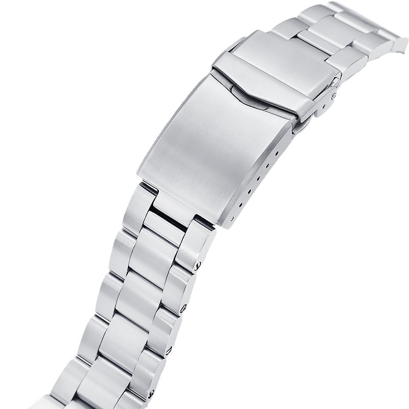 Bracelet de montre Super-O Boyer SS221820B115 22mm - Strapcode
