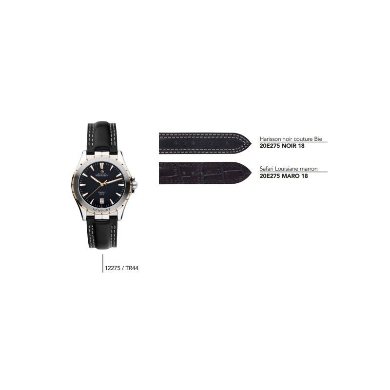 Bracelets en cuir pour montre série 12275 / ... - Herbelin