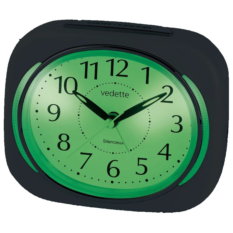 1989-4 Réveil Quartz, Meut Instantanée, Fonction Répétition, Lumière, Bouton, Interrupteur Avec