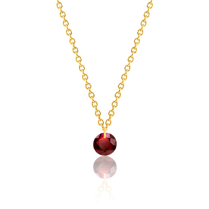 Collier rubis rouge Clearance