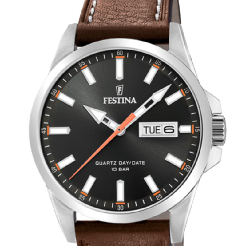 Montre Festina Classics Noir Marron F20358/2 - Festina