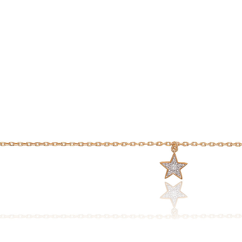 Bracelet Cheville Or YeGieonr - Acier Inoxydable Plaqué 18K Réglable - Accessoire Élégant Femme