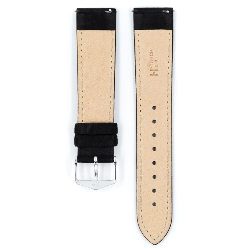 Bracelet de montre Osiris Nubuck noir 03433050 - Hirsch