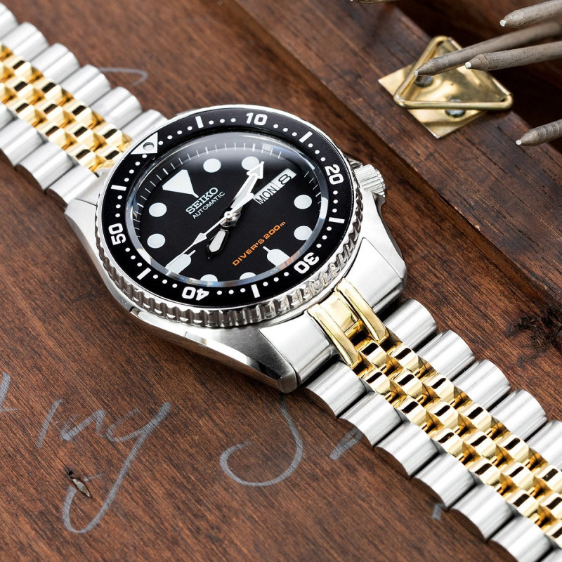 Bracelet de montre Super-J Louis JUB SS201805P2G087 20mm - Strapcode