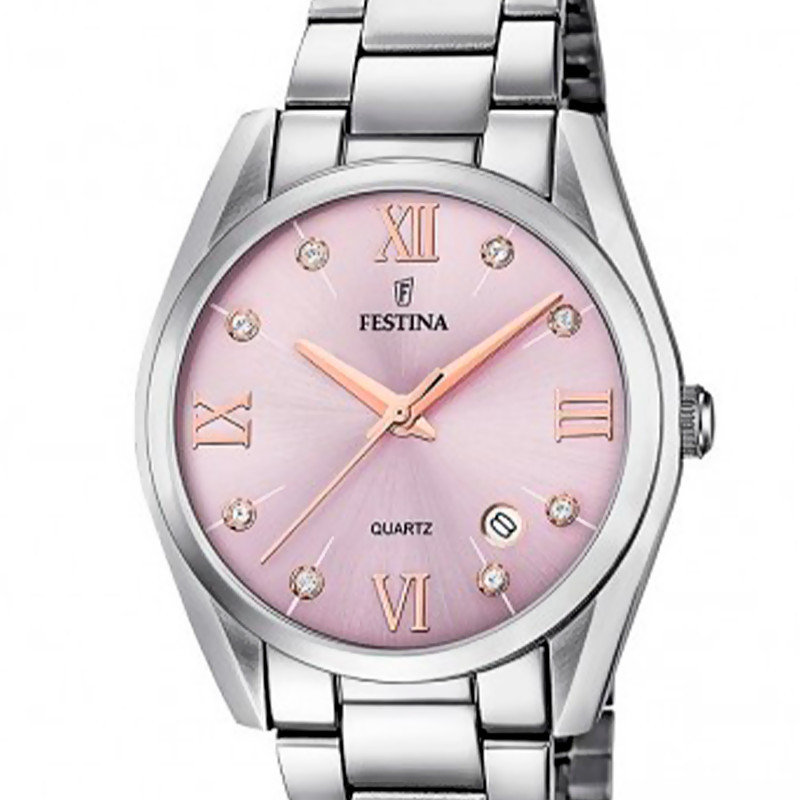Montre Boyfriend Pink Dial F16790/D - Festina