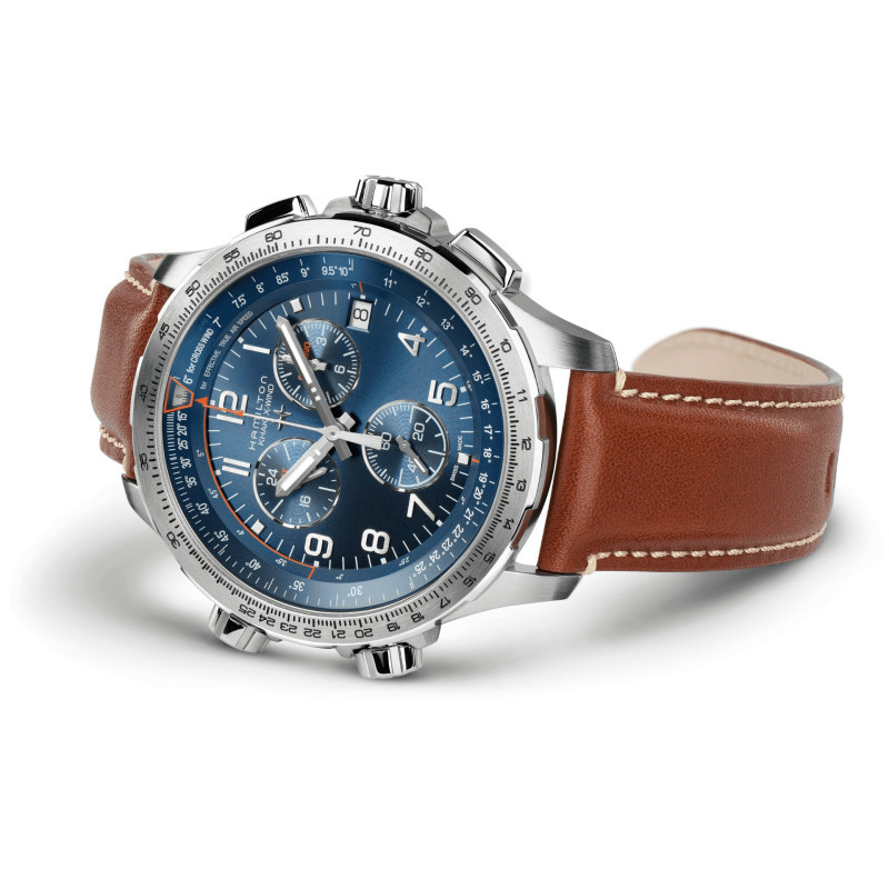 Montre Khaki X-Wind Chrono Quartz GMT H77922541 - Hamilton