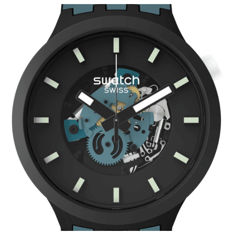 Montre Big Bold Bioceramic Verte SB03B107 - Swatch