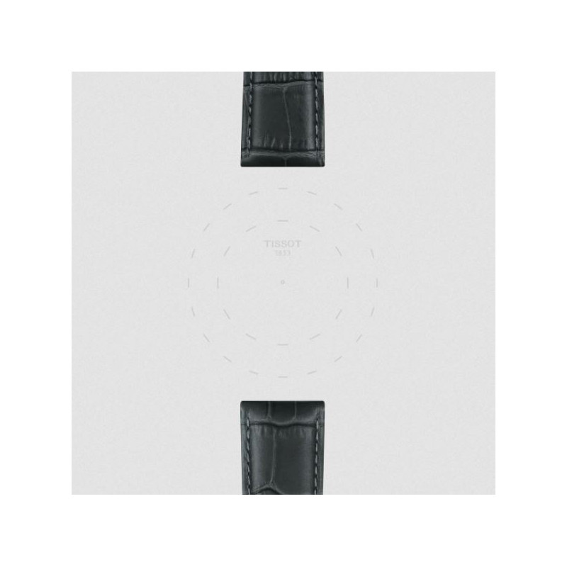 Bracelet de montre Officiel Tissot Cuir Gris 21 mm T852045750 - Tissot