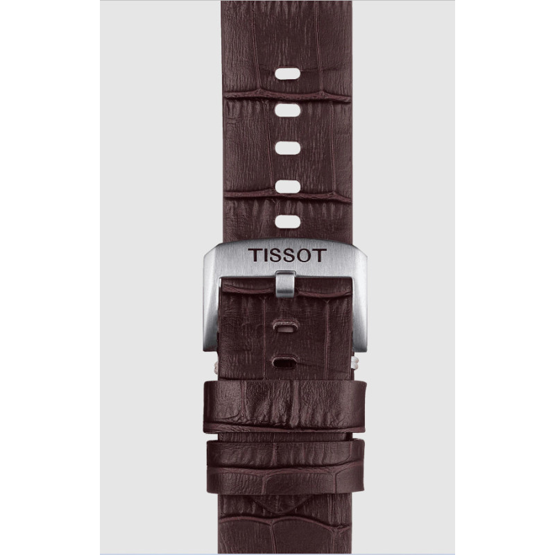 Bracelet de montre Officiel Tissot Cuir Brun 22 mm T852046773 - Tissot