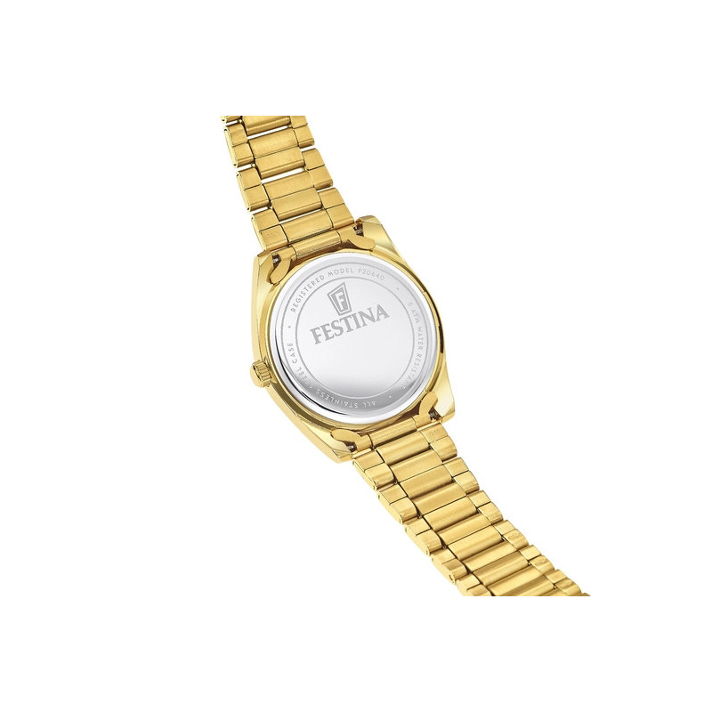 Montre Boyfriend Or Jaune F20640/1 - Festina