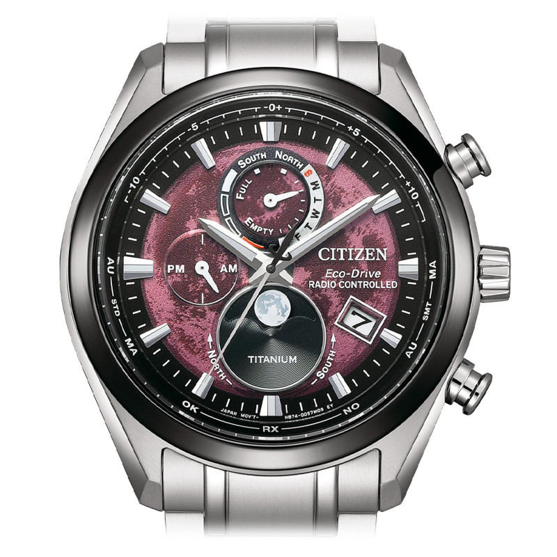 Montre Radio Controlled Moonphase BY1018-80X - Citizen