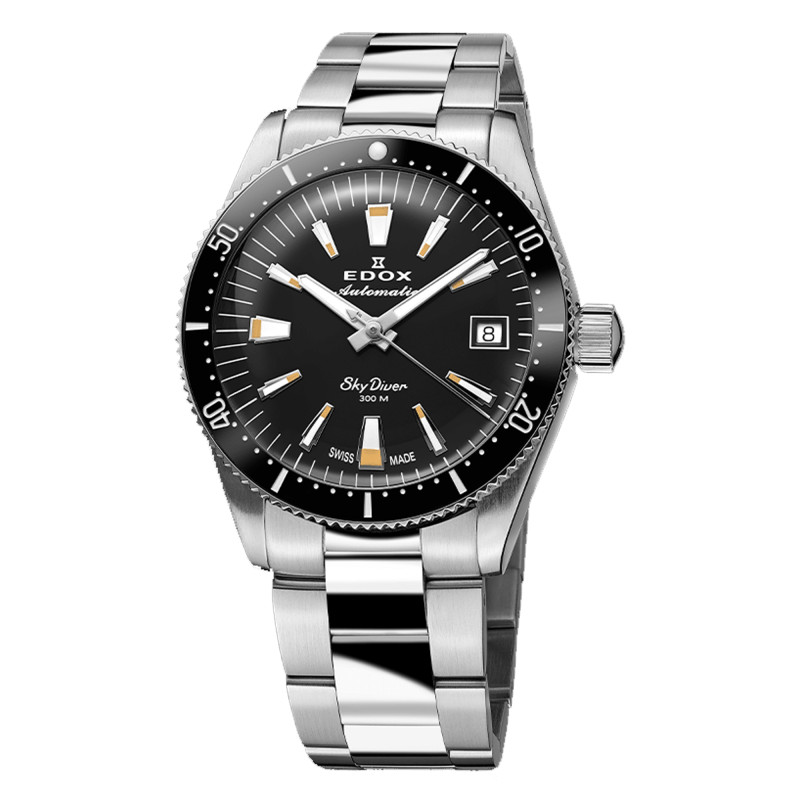 PROMO Montre Skydiver 38 Date Automatic Noire 80131-3NM-NIB - Edox OCARAT.COM BIJOUTERIE N°1