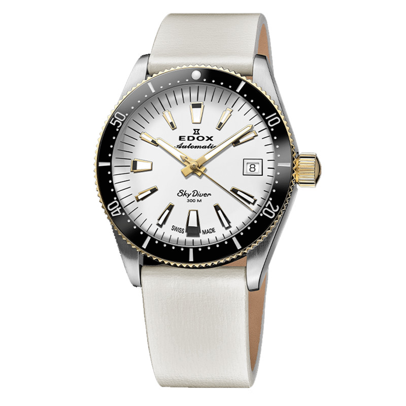 PROMO Montre Skydiver 38 Date Automatic Special Edition With Additional Strap 80131-357JNC-BI - Edox OCARAT.COM BIJOUTERIE N°1