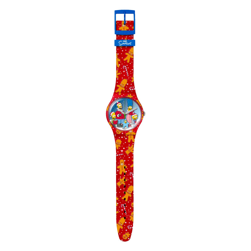 Montre Swatch x The Simpsons Wondrous Winter Wonderland SUOZ361 - Swatch