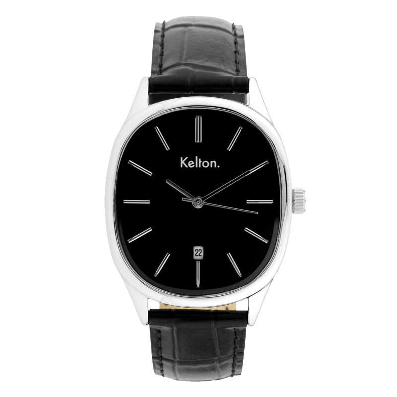 Montre Grande Colorama Noire 9124312 - Kelton