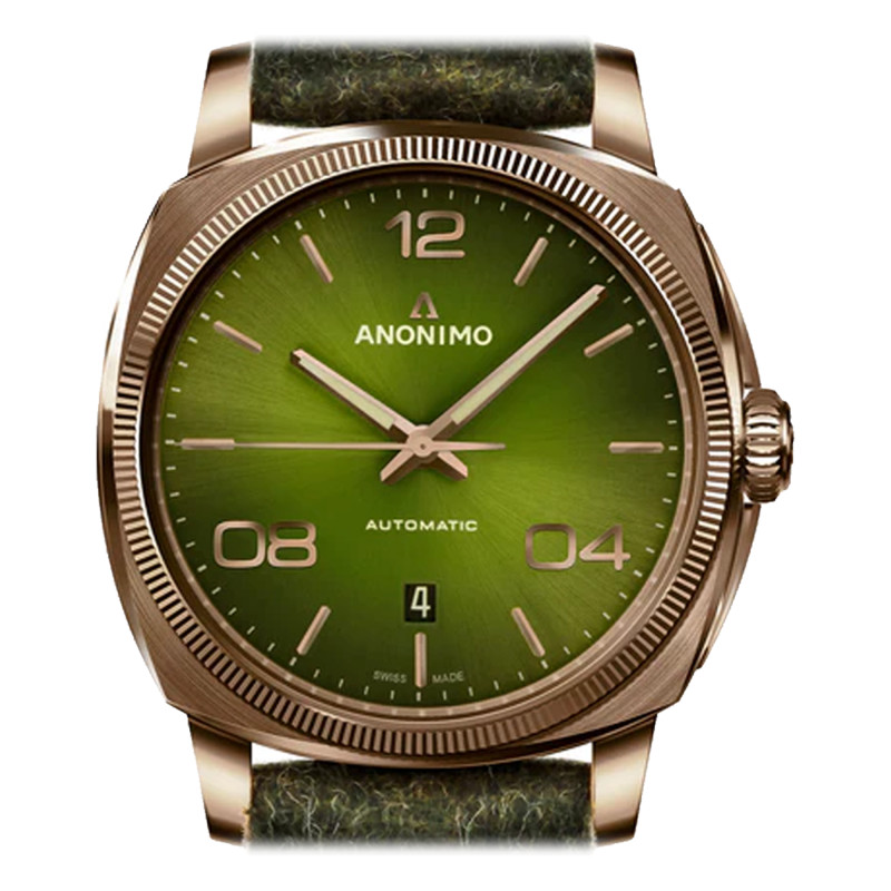Montre Epurato Bronze Galvanic Green AM-4000.04.466.F66 - Anonimo