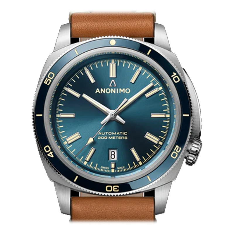 Montre Nautilo Vintage Blue AM-5019.06.103.I12 - Anonimo