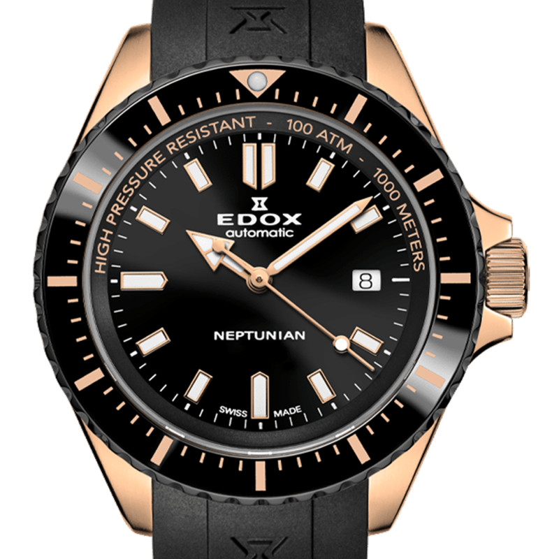 Montre Neptunian Automatic 80120-37RNNCA-NIR - Edox