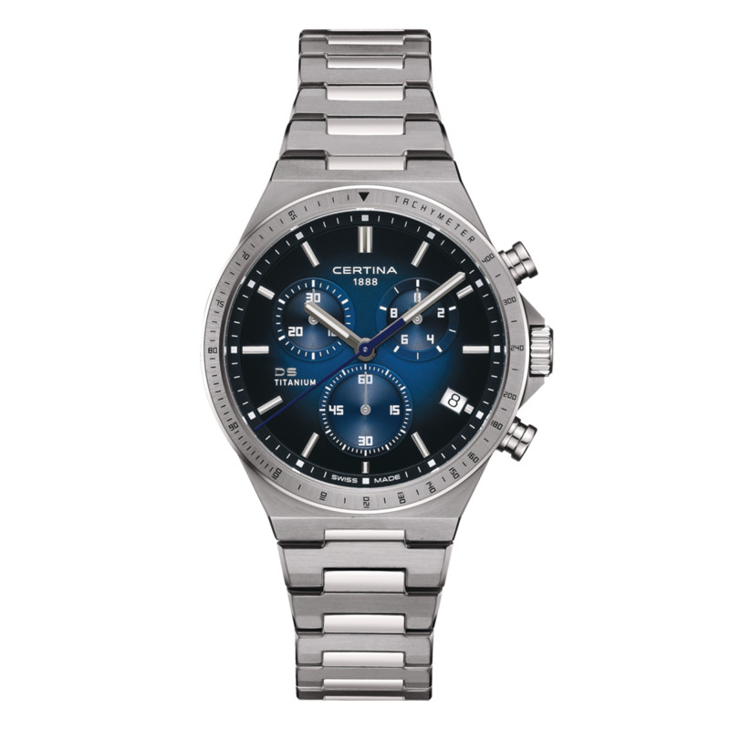 Montre DS-7 Chronograph Titane Argenté C0434174404100 - Certina