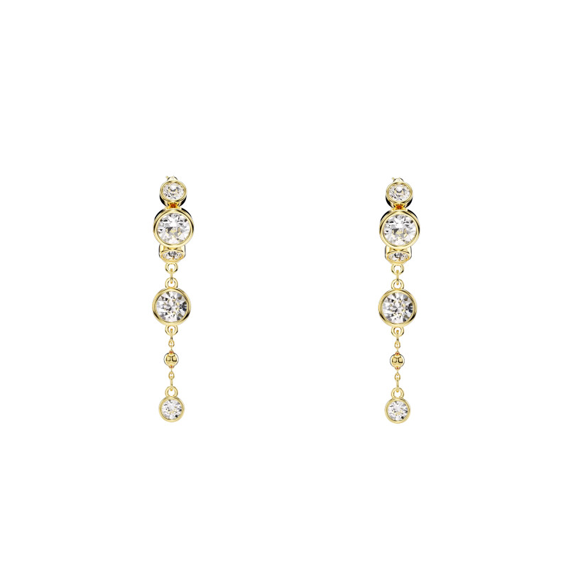 PROMO Boucles d'Oreilles Imber en Métal Doré & Cristaux Blancs - 5680097 - Swarovski OCARAT.COM BIJOUTERIE N°1