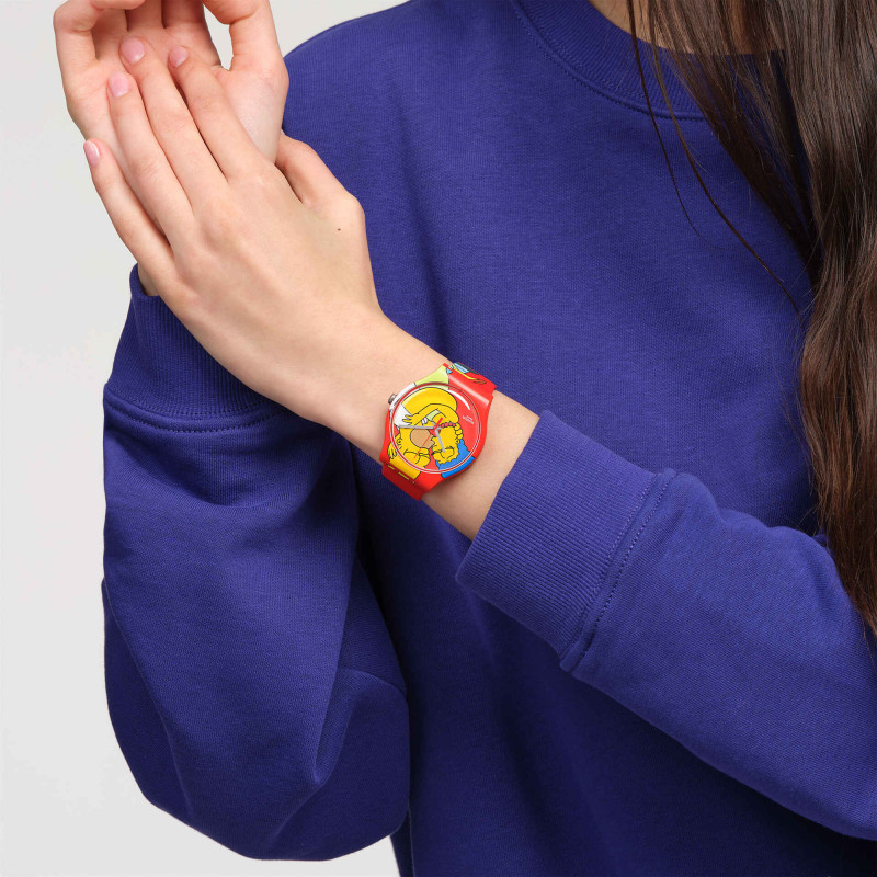 Montre Swatch x The Simpsons Sweet Embrace SO29Z120 - Swatch