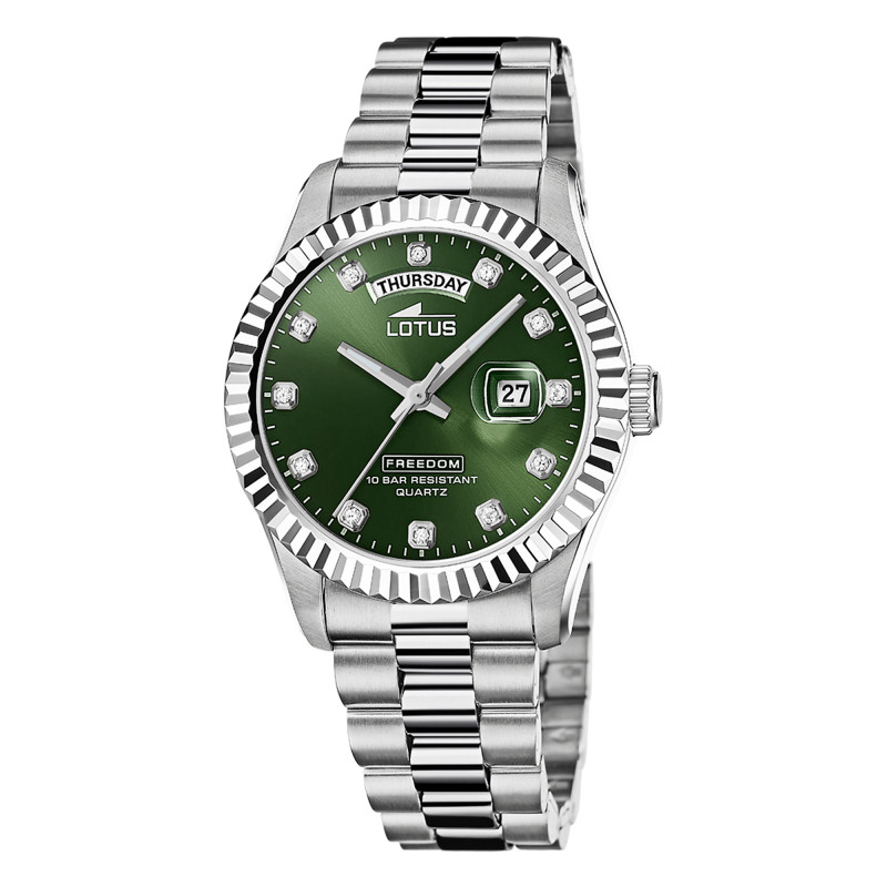 Montre Freedom Green 18854/6 - Lotus
