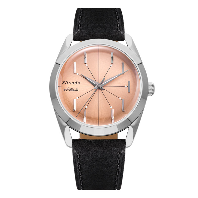 Montre Antarctic Spider Salmon No Date 32050A - Nivada Grenchen