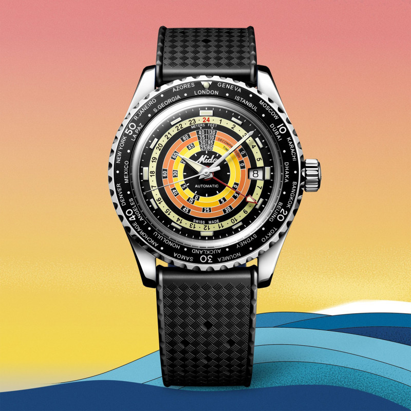 PROMO Montre Ocean Star Captain Decompression WorldTimer M0268291705100 - Mido OCARAT.COM BIJOUTERIE N°1