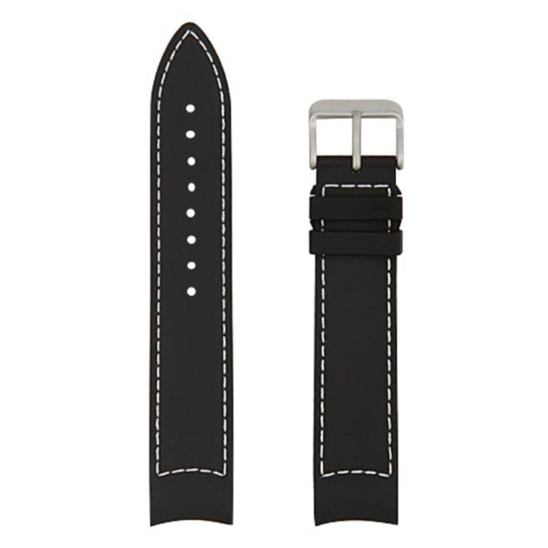 Bracelet de montre Caoutchouc noir H691776100 - Hamilton