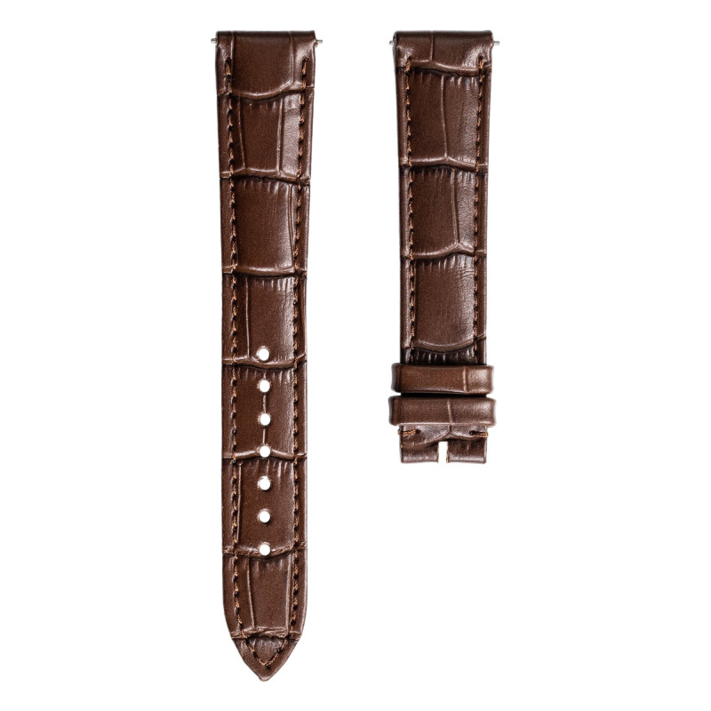 Bracelet de montre cuir Black Alligator (Cites) 18mm - Vulcain