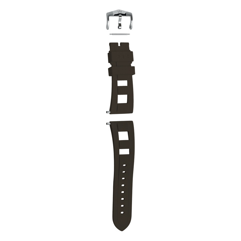 Bracelet de montre caoutchouc marron SGF5003 - ZRC