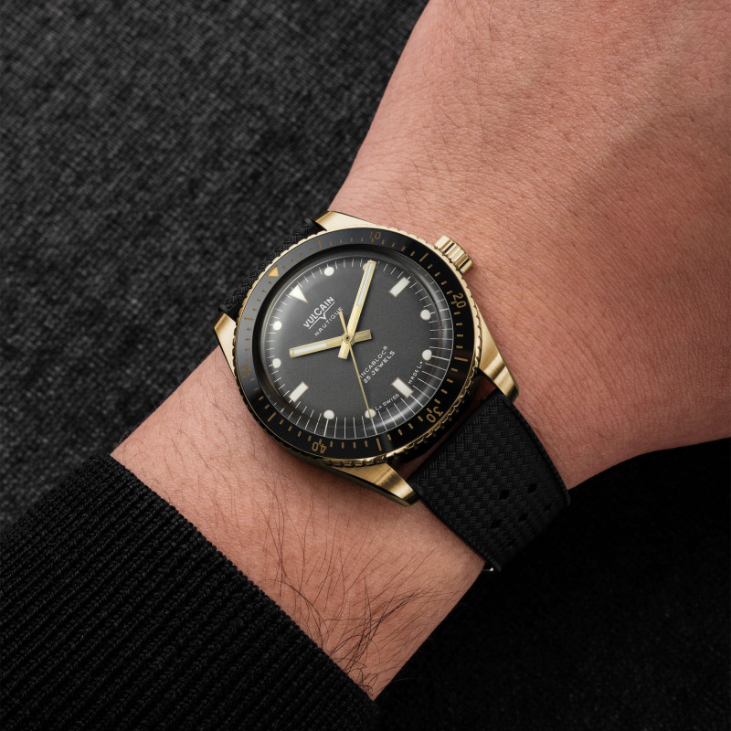 Montre Skindiver Bronze & Grise 662170A17 - Vulcain
