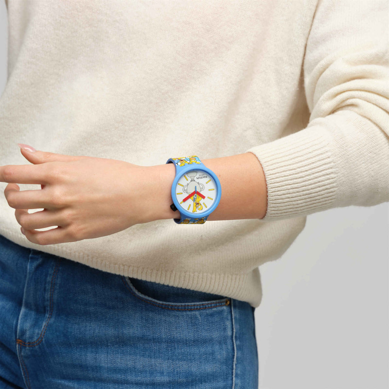 Montre Swatch x The Simpsons Best. Dad. Ever SB05Z100 - Swatch