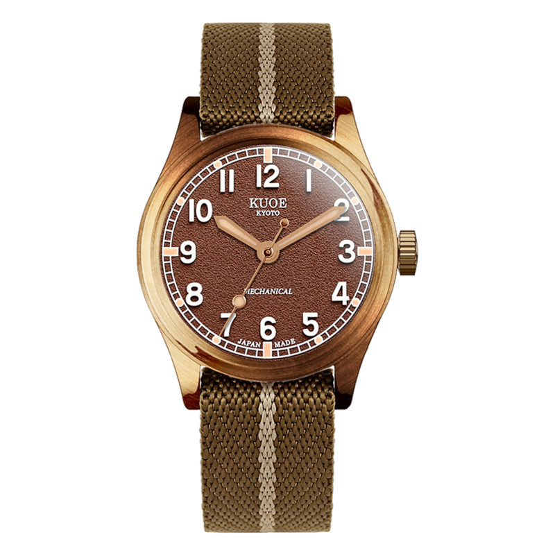 Montre Old Smith 90-002 Bronze Case Brown Dial No-Date - Kuoe Kyoto