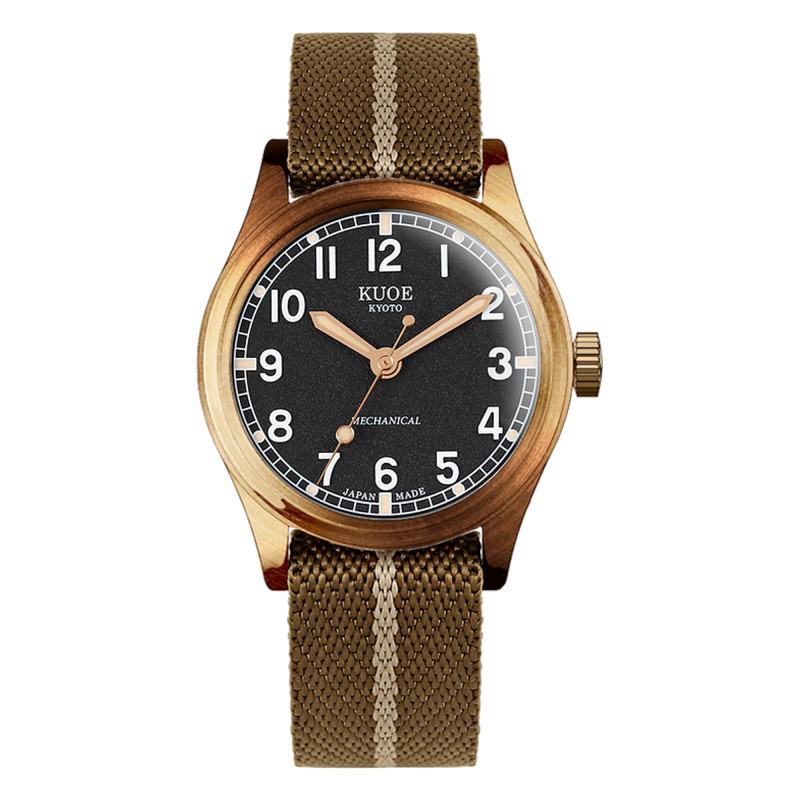 Montre Old Smith 90-002 Bronze Case Black Dial No-Date - Kuoe Kyoto