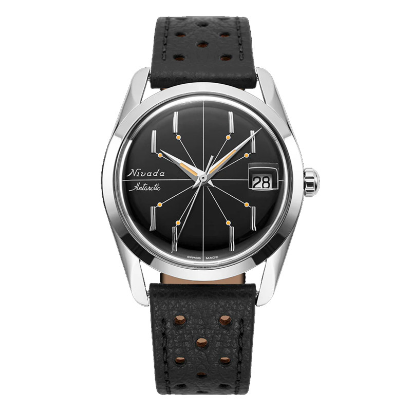 Montre Antarctic Spider Black 35mm 35011 - Nivada Grenchen