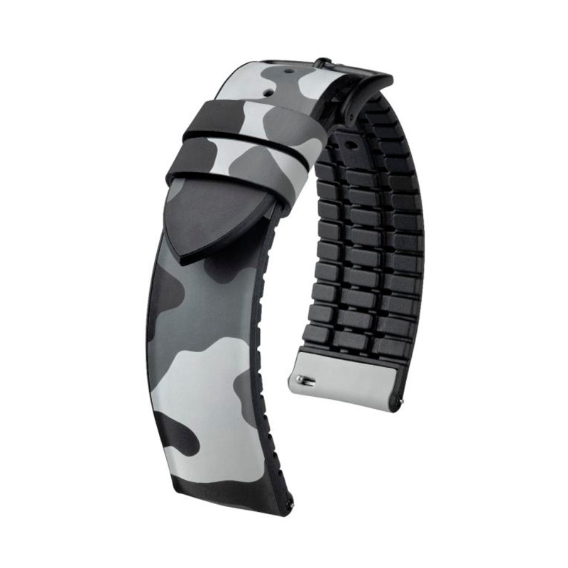 Bracelet de montre John Gris 0928088X30 en 22 mm ou 20 mm - Hirsch