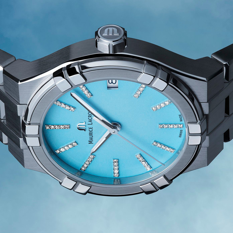 Montre Aikon Quartz 35mm Colours Édition AI1106-SS002-450-1 - Maurice Lacroix