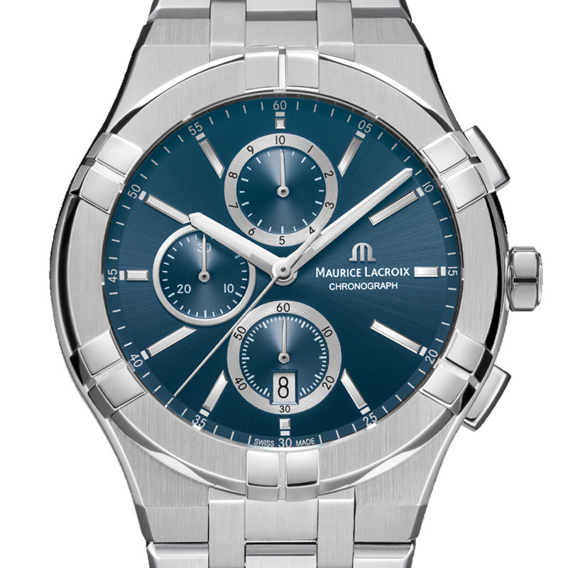 Montre Aikon Quartz Chronograph 42mm AI1118-SS002-430-1 - Maurice Lacroix