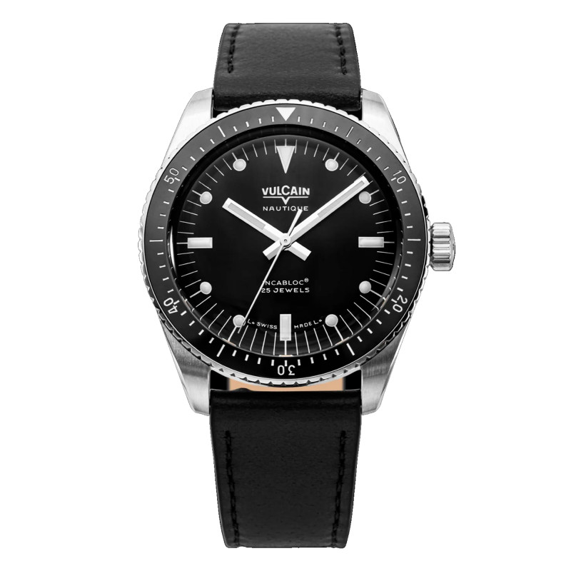 Montre Skindiver Nautique Black White Lum 660170B07 - Vulcain