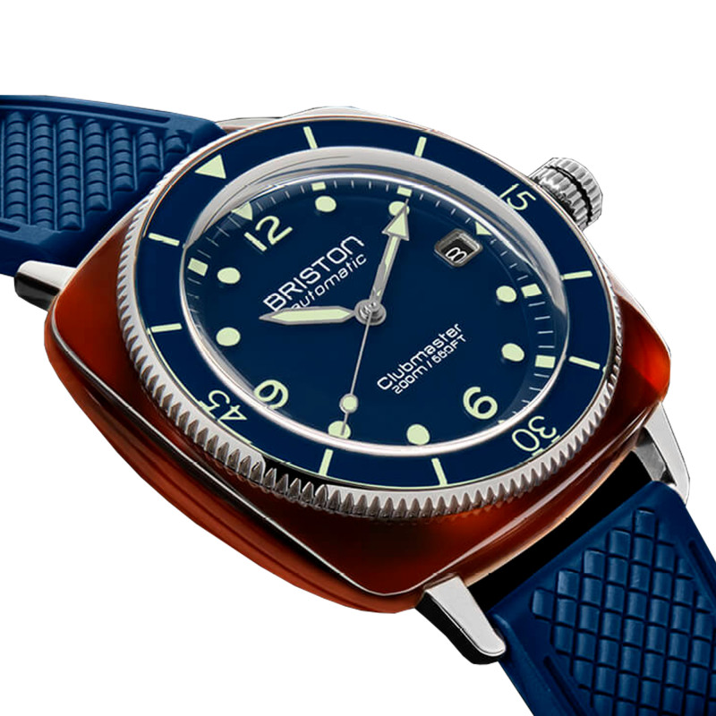 Montre Clubmaster Legend Diver Bleu Marine 241740.SA.T.15.FNB - Briston