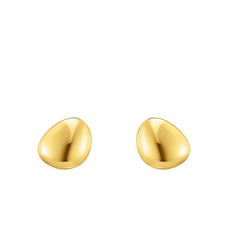 Boucles d'Oreilles Essentials Arrondies en Plaqué Or Jaune - H2307-413-39 - Thomas Sabo