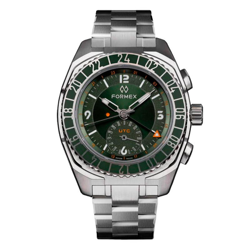 Montre Stratos UTC 41 mm Automatic Green - Formex